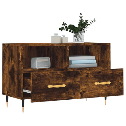 Tv Skříňka 80 X 36 X 50 Cm Kompozitní Dřevo