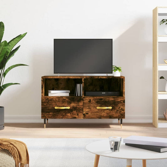 Tv Skříňka 80 X 36 X 50 Cm Kompozitní Dřevo