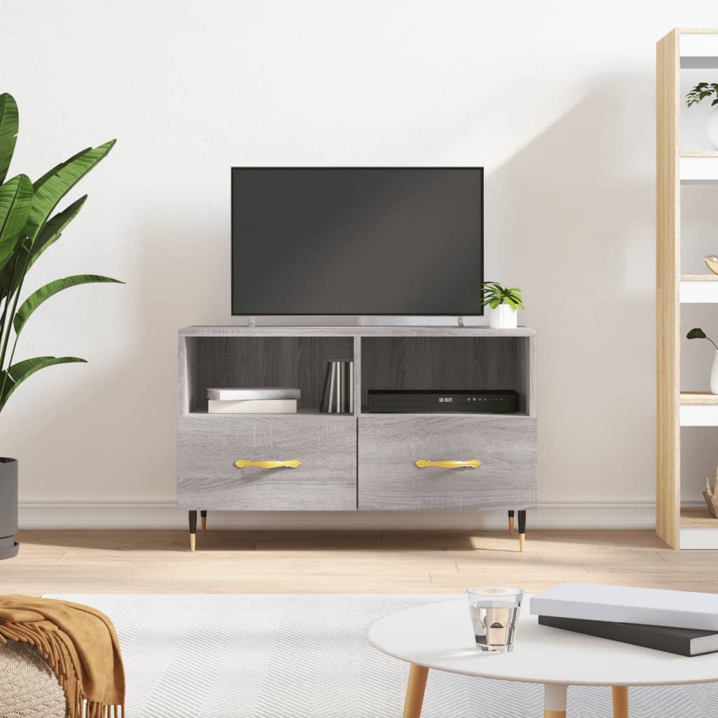 Tv Skříňka 80 X 36 X 50 Cm Kompozitní Dřevo