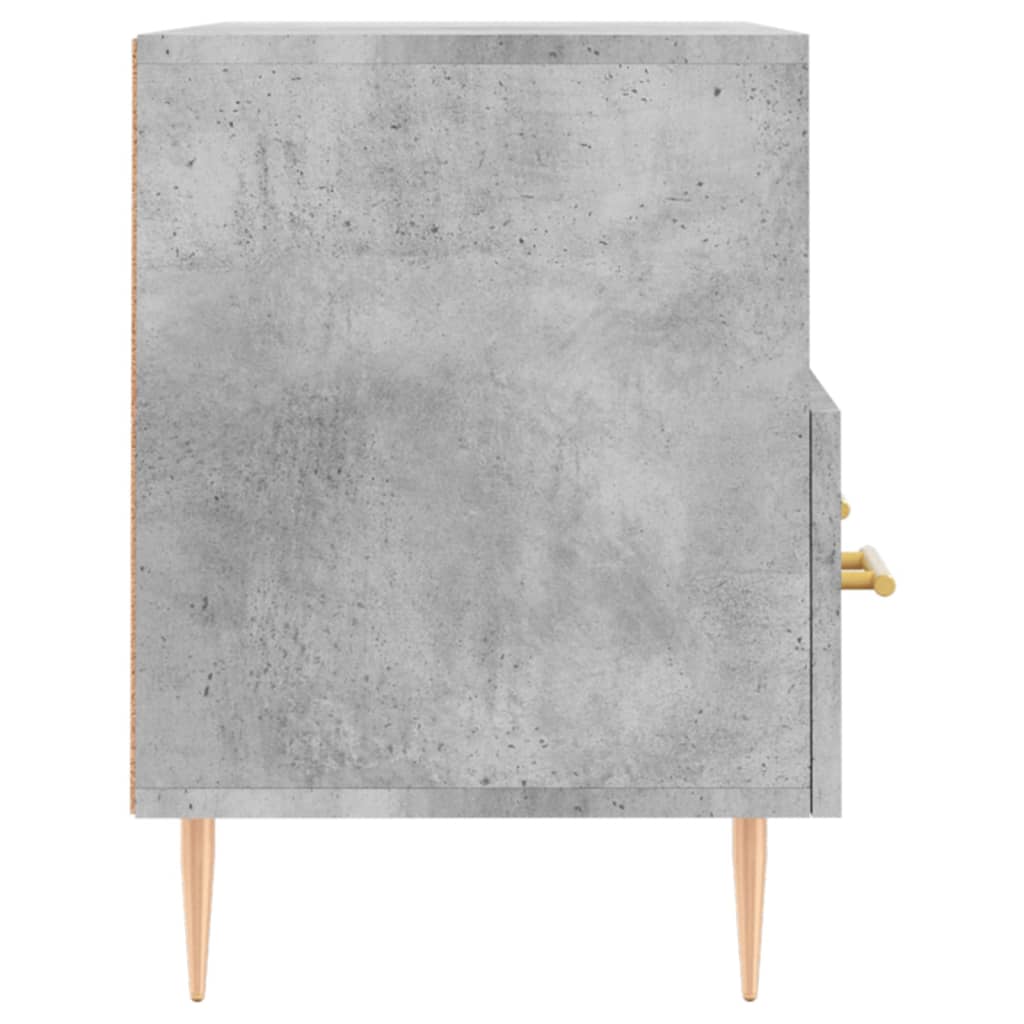 Tv Skříňka Betonově Šedá 80 X 36 X 50 Cm Kompozitní Dřevo