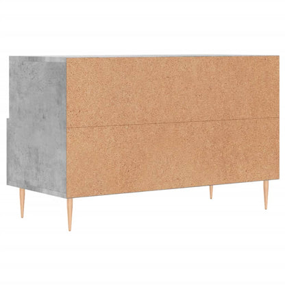Tv Skříňka Betonově Šedá 80 X 36 X 50 Cm Kompozitní Dřevo
