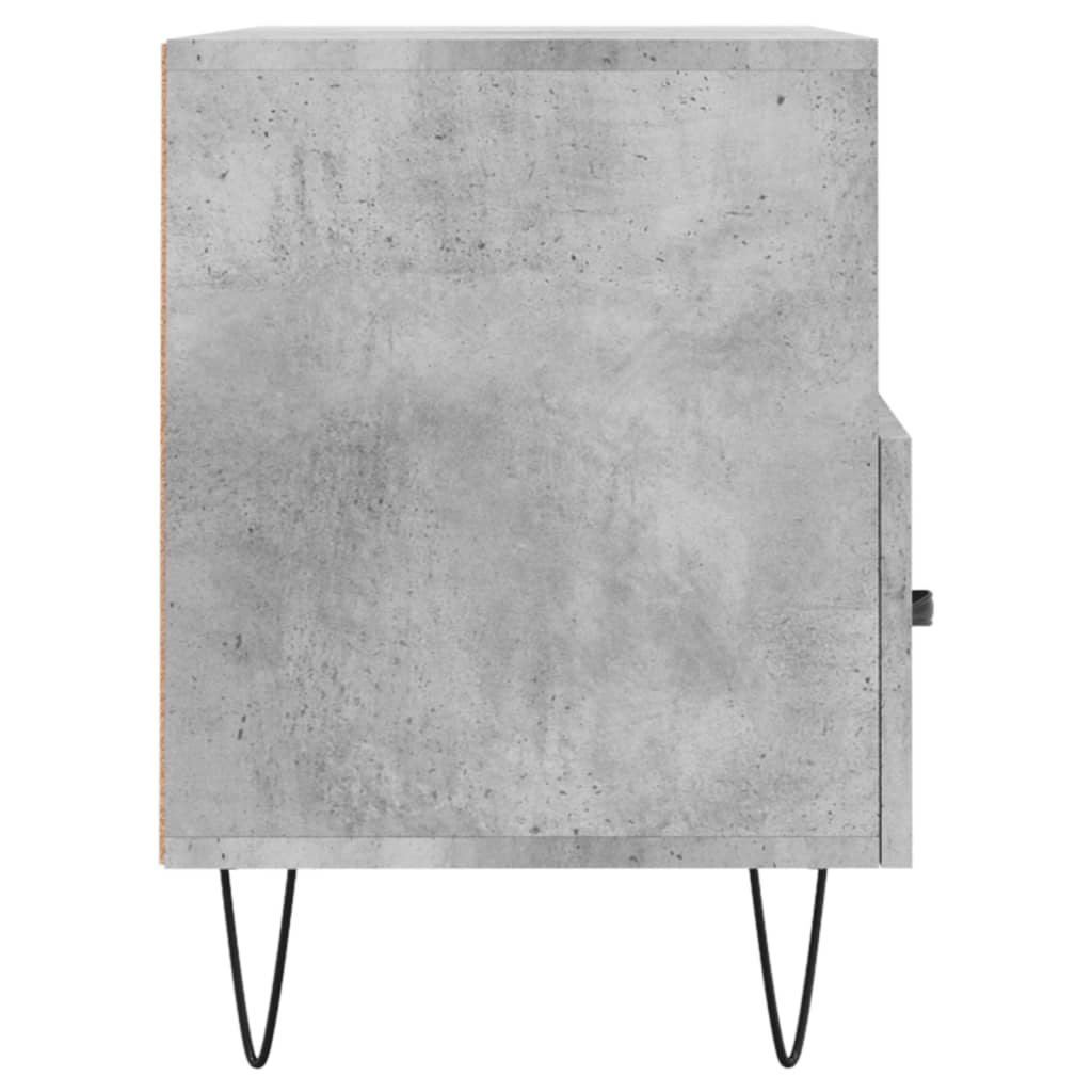Tv Skříňka Betonově Šedá 80 X 36 X 50 Cm Kompozitní Dřevo