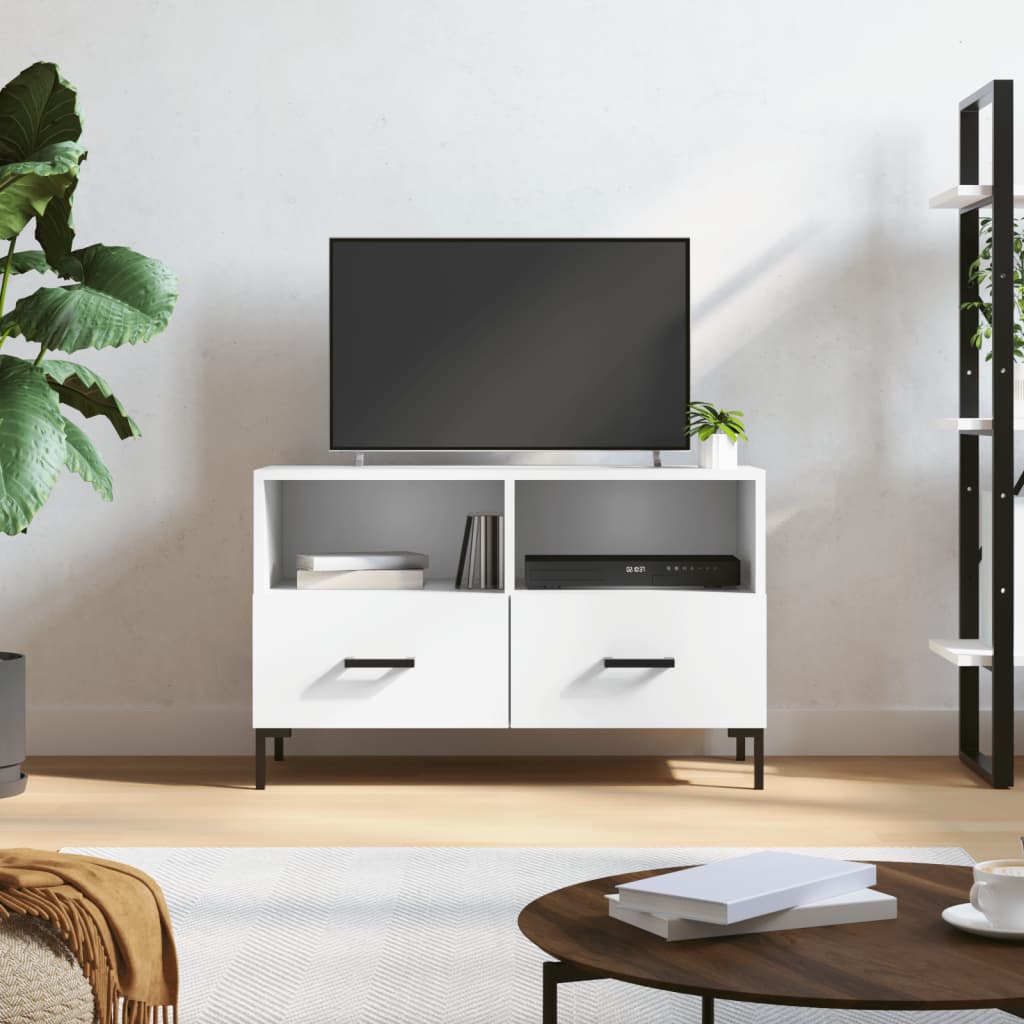 Tv Skříňka 80 X 36 X 50 Cm Kompozitní Dřevo