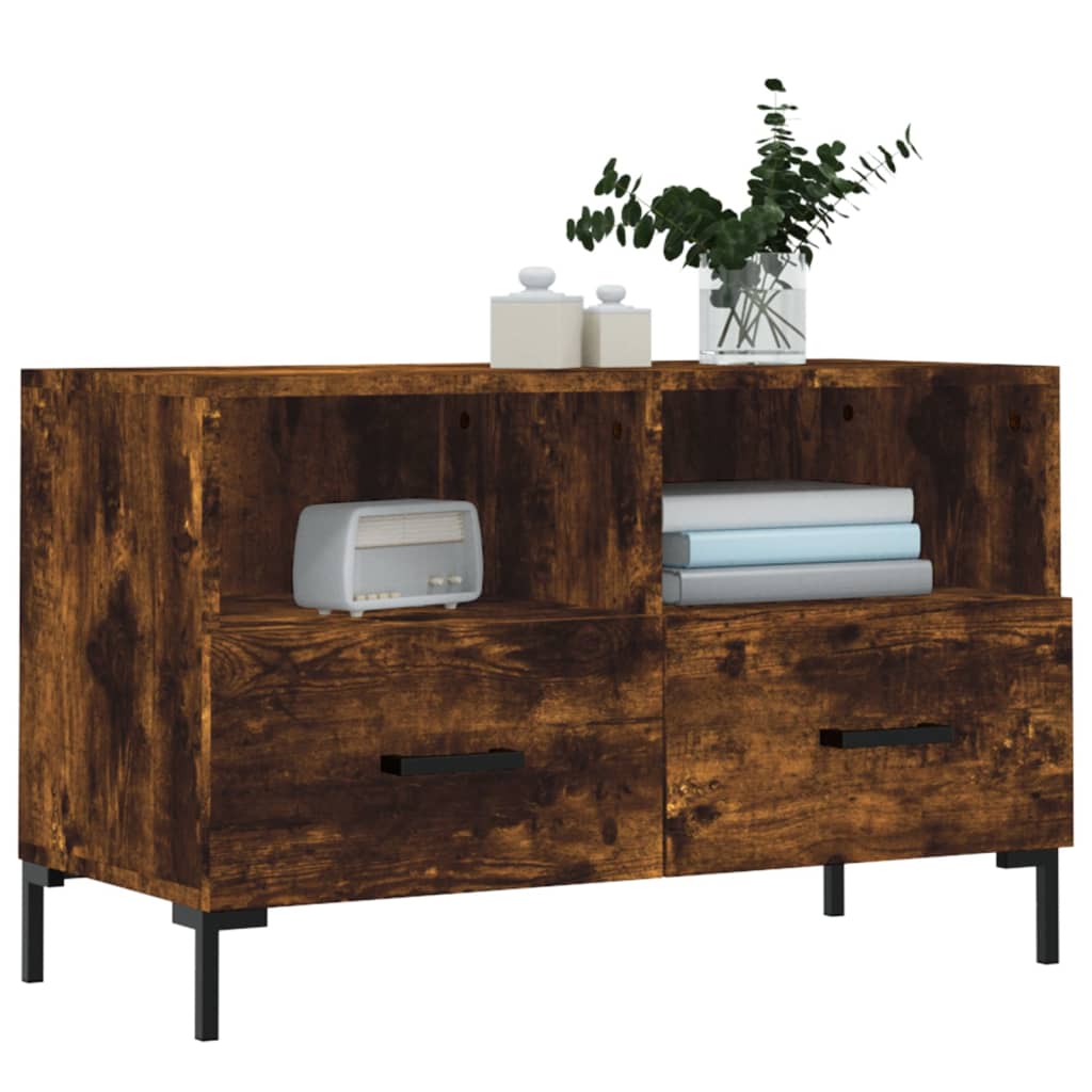 Tv Skříňka 80 X 36 X 50 Cm Kompozitní Dřevo