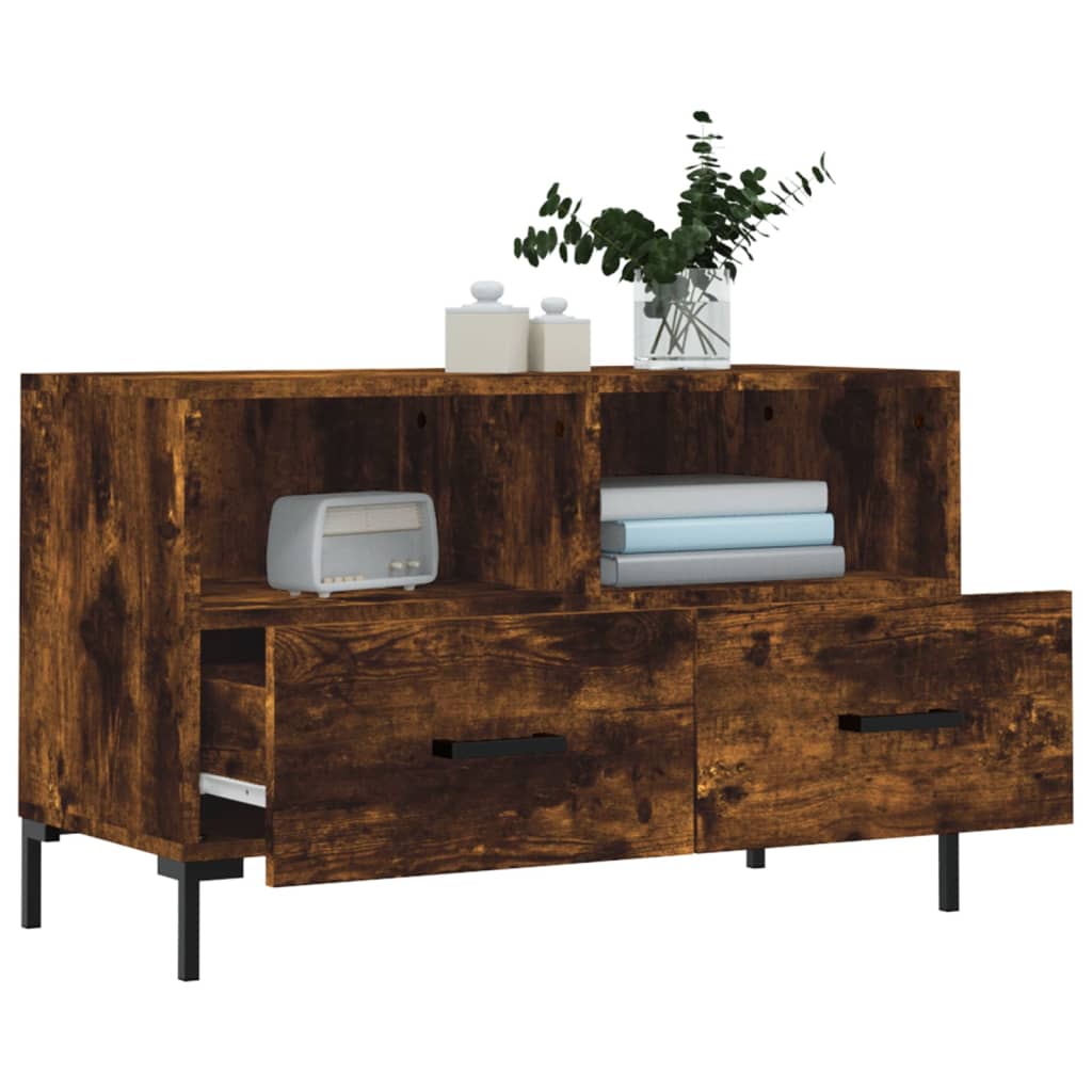 Tv Skříňka 80 X 36 X 50 Cm Kompozitní Dřevo