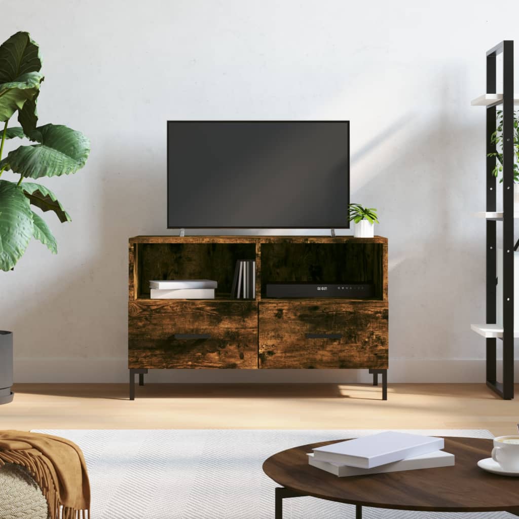 Tv Skříňka 80 X 36 X 50 Cm Kompozitní Dřevo
