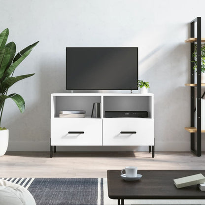 Tv Skříňka Betonově Šedá 80 X 36 X 50 Cm Kompozitní Dřevo