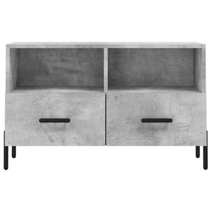Tv Skříňka Betonově Šedá 80 X 36 X 50 Cm Kompozitní Dřevo