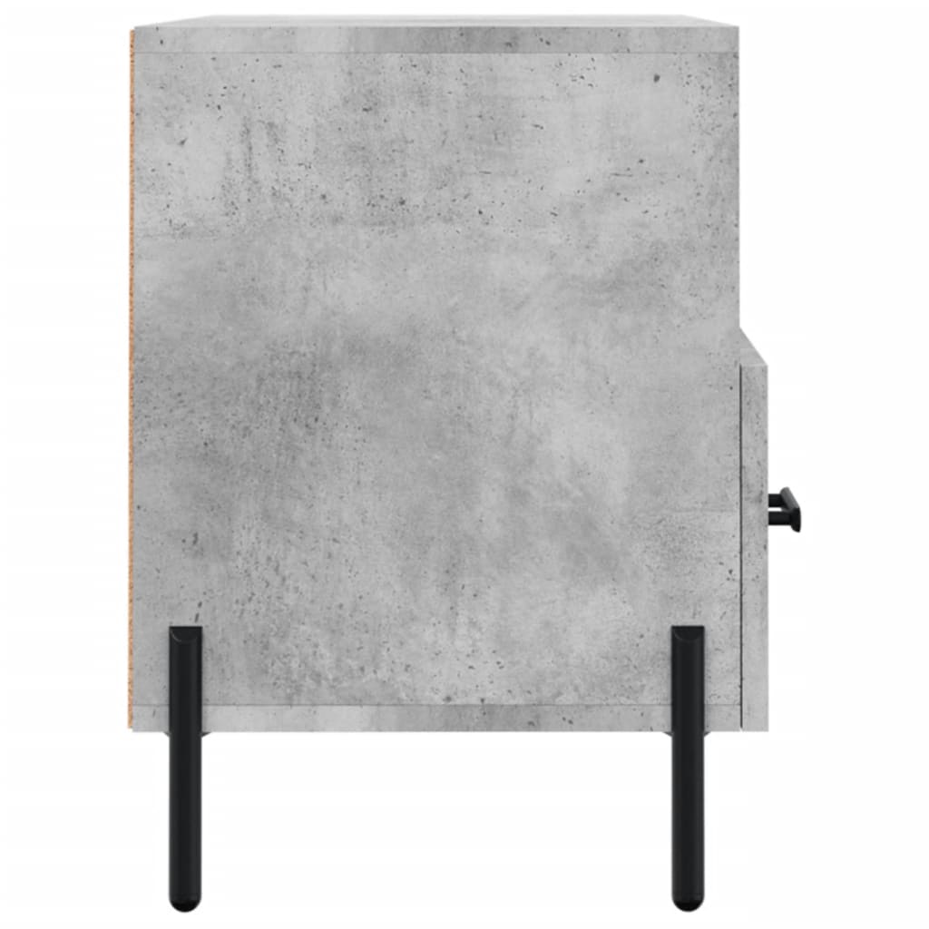 Tv Skříňka Betonově Šedá 80 X 36 X 50 Cm Kompozitní Dřevo