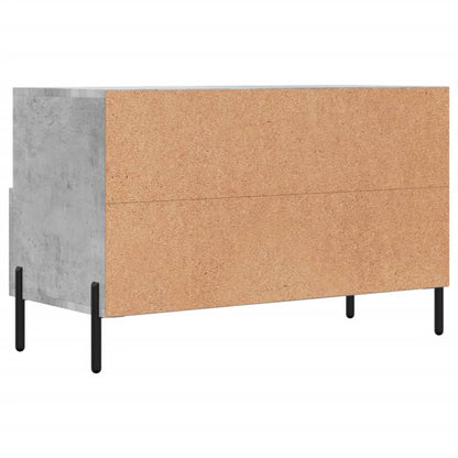 Tv Skříňka Betonově Šedá 80 X 36 X 50 Cm Kompozitní Dřevo