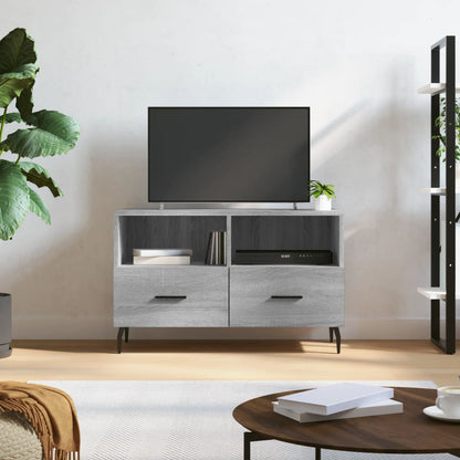 Tv Skříňka Betonově Šedá 80 X 36 X 50 Cm Kompozitní Dřevo