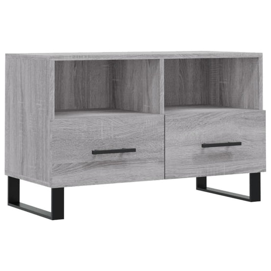 Tv Skříňka Šedá Sonoma 80 X 36 X 50 Cm Kompozitní Dřevo