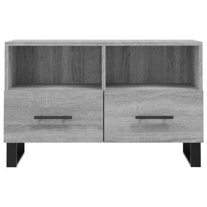 Tv Skříňka Šedá Sonoma 80 X 36 X 50 Cm Kompozitní Dřevo