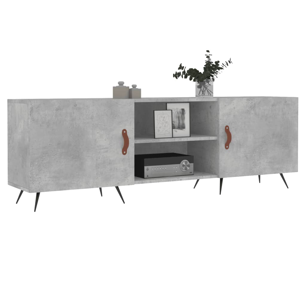 Tv Skříňka Betonově Šedá 150 X 30 X 50 Cm Kompozitní Dřevo