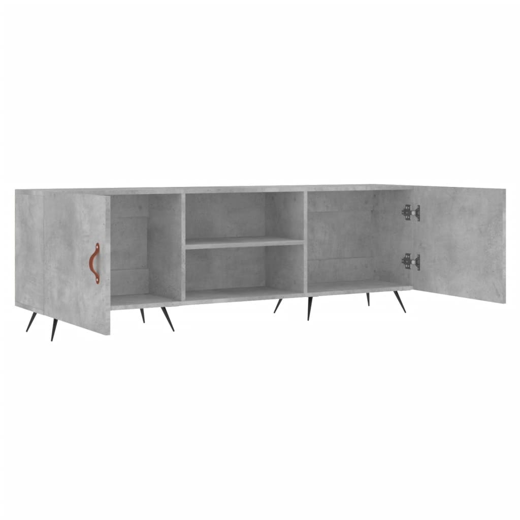 Tv Skříňka Betonově Šedá 150 X 30 X 50 Cm Kompozitní Dřevo