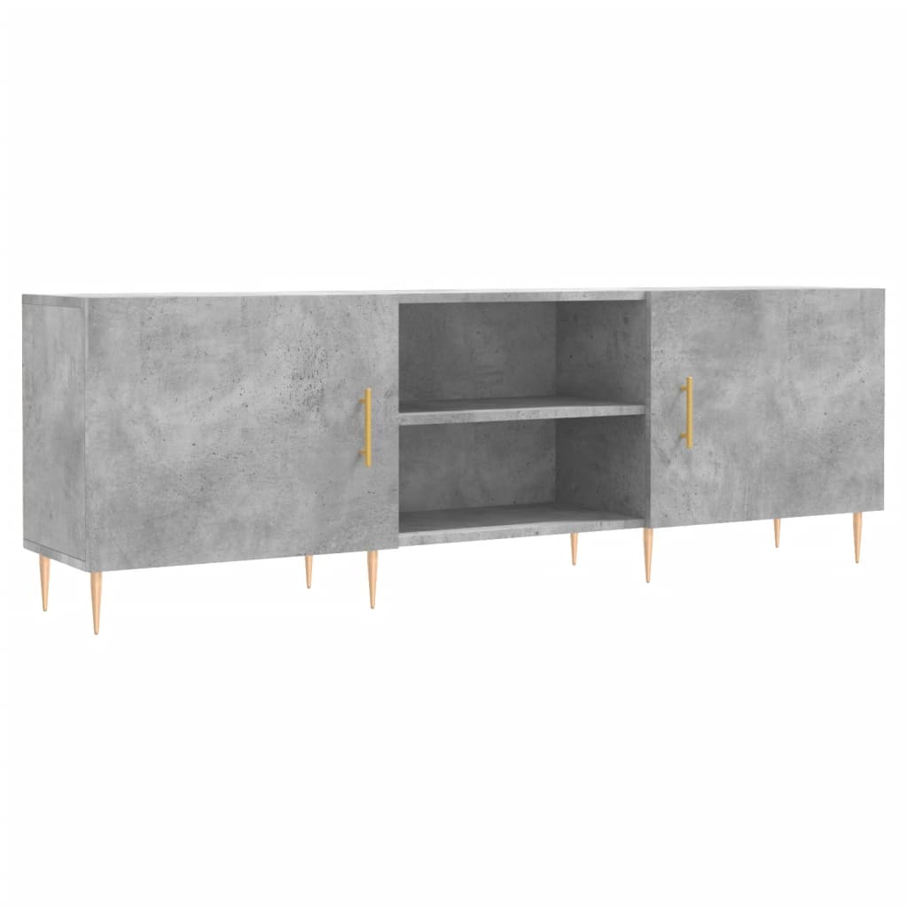 Tv Skříňka Betonově Šedá 150 X 30 X 50 Cm Kompozitní Dřevo