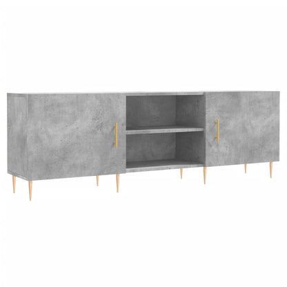 Tv Skříňka Betonově Šedá 150 X 30 X 50 Cm Kompozitní Dřevo