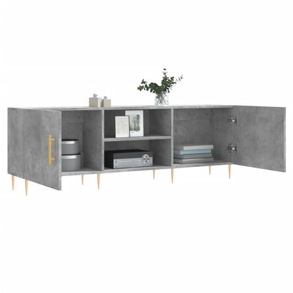 Tv Skříňka Betonově Šedá 150 X 30 X 50 Cm Kompozitní Dřevo