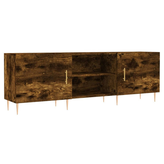 Tv Skříňka Kouřový Dub 150 X 30 X 50 Cm Kompozitní Dřevo