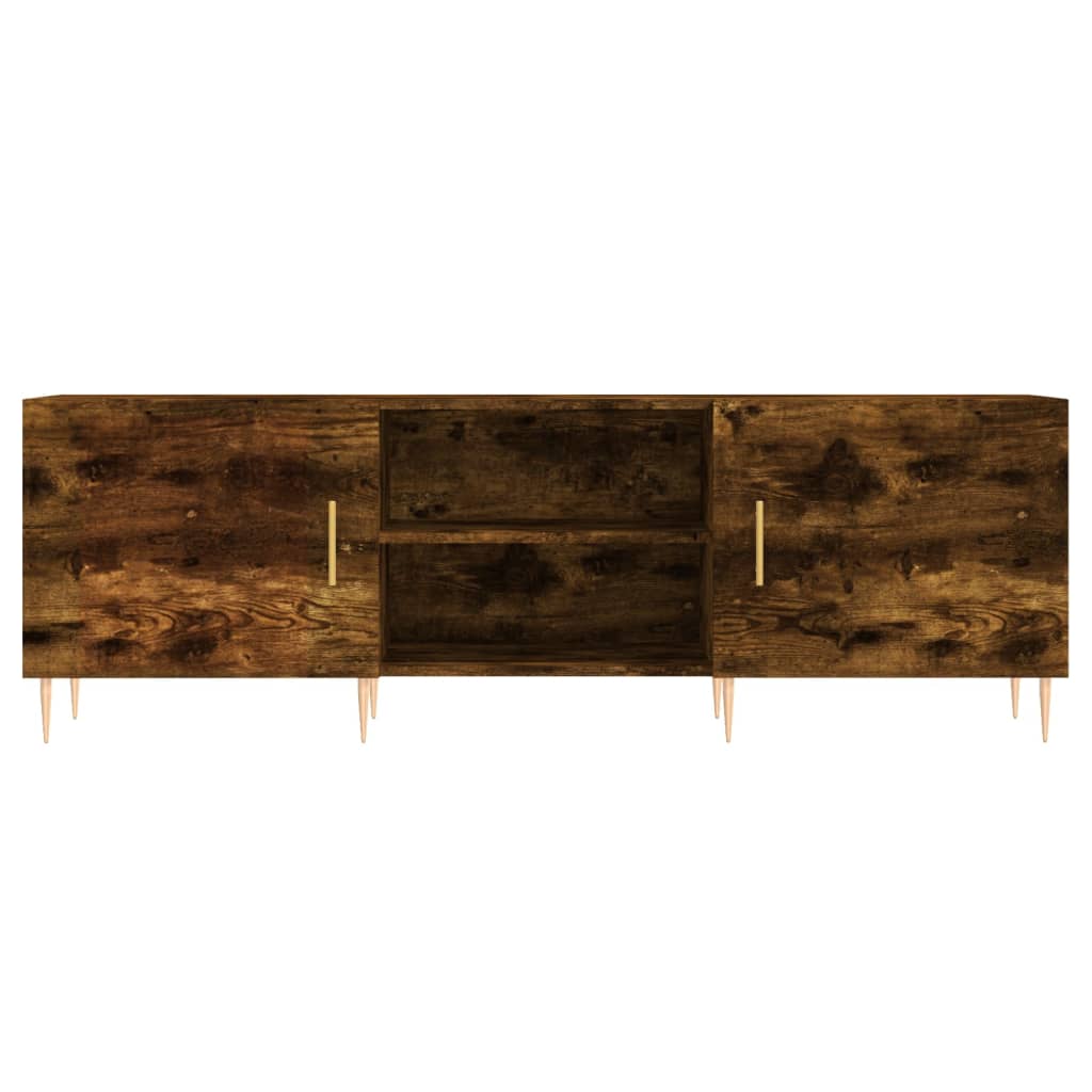 Tv Skříňka Kouřový Dub 150 X 30 X 50 Cm Kompozitní Dřevo