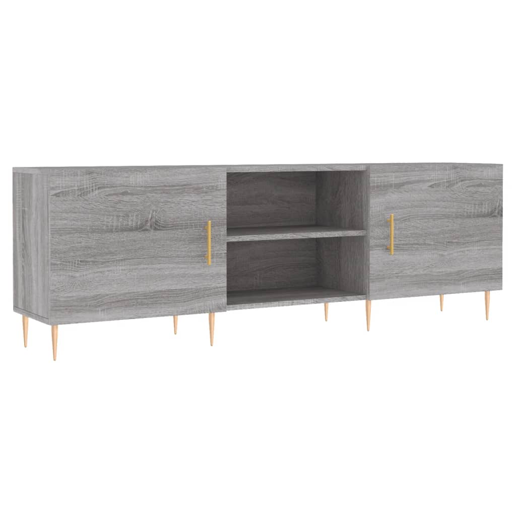 Tv Skříňka Šedá Sonoma 150 X 30 X 50 Cm Kompozitní Dřevo