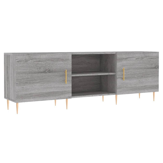 Tv Skříňka Šedá Sonoma 150 X 30 X 50 Cm Kompozitní Dřevo