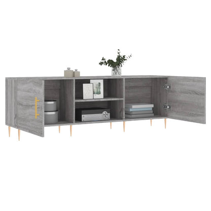 Tv Skříňka Šedá Sonoma 150 X 30 X 50 Cm Kompozitní Dřevo