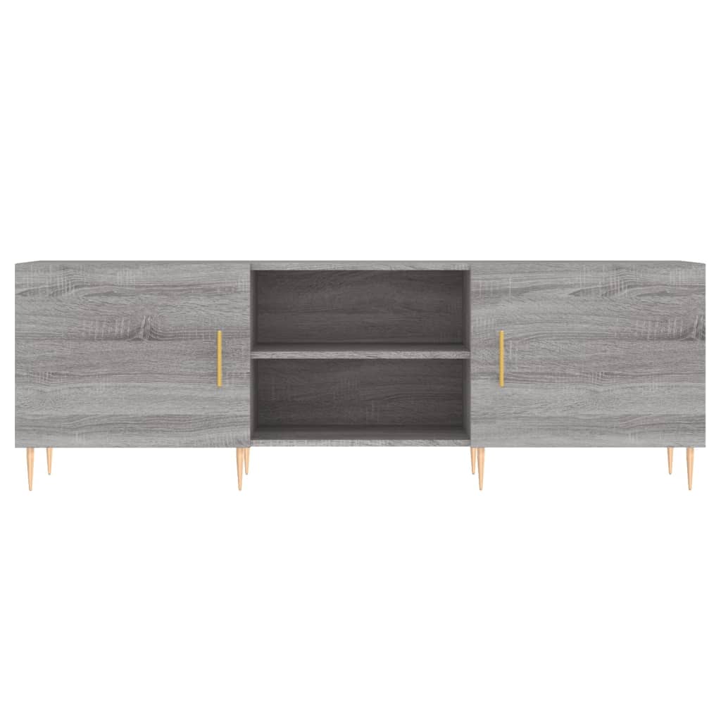 Tv Skříňka Šedá Sonoma 150 X 30 X 50 Cm Kompozitní Dřevo