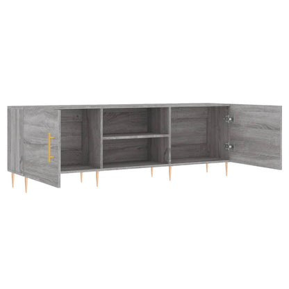 Tv Skříňka Šedá Sonoma 150 X 30 X 50 Cm Kompozitní Dřevo
