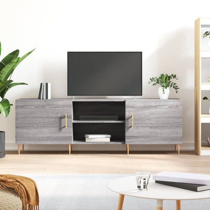 Tv Skříňka Šedá Sonoma 150 X 30 X 50 Cm Kompozitní Dřevo