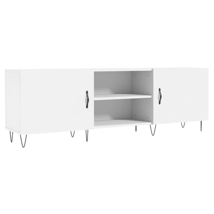 Tv Skříňka Bílá 150 X 30 X 50 Cm Kompozitní Dřevo