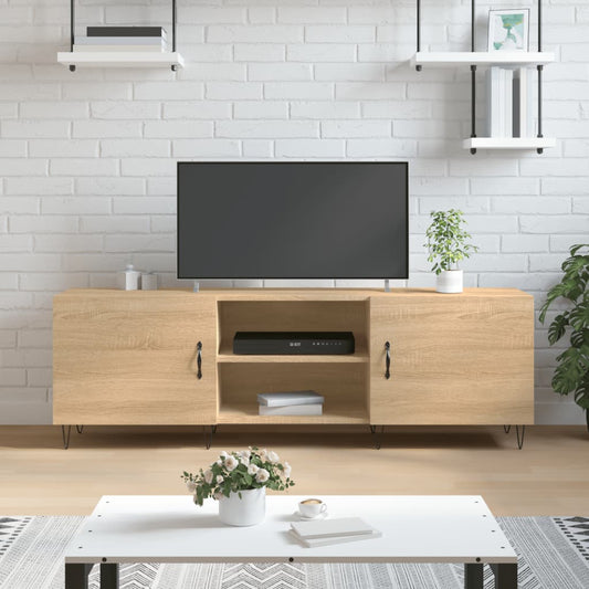 Tv Skříňka Dub Sonoma 150 X 30 X 50 Cm Kompozitní Dřevo