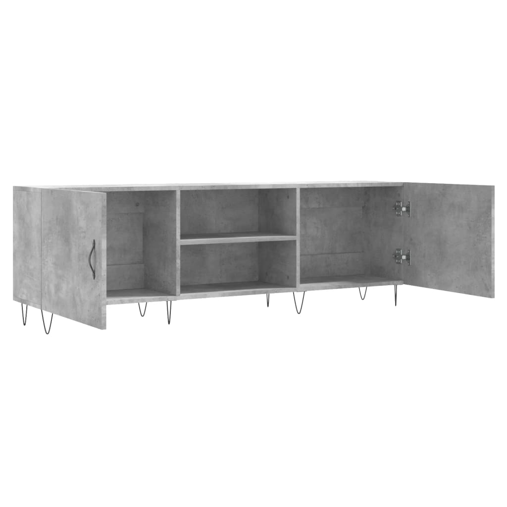 Tv Skříňka Betonově Šedá 150 X 30 X 50 Cm Kompozitní Dřevo