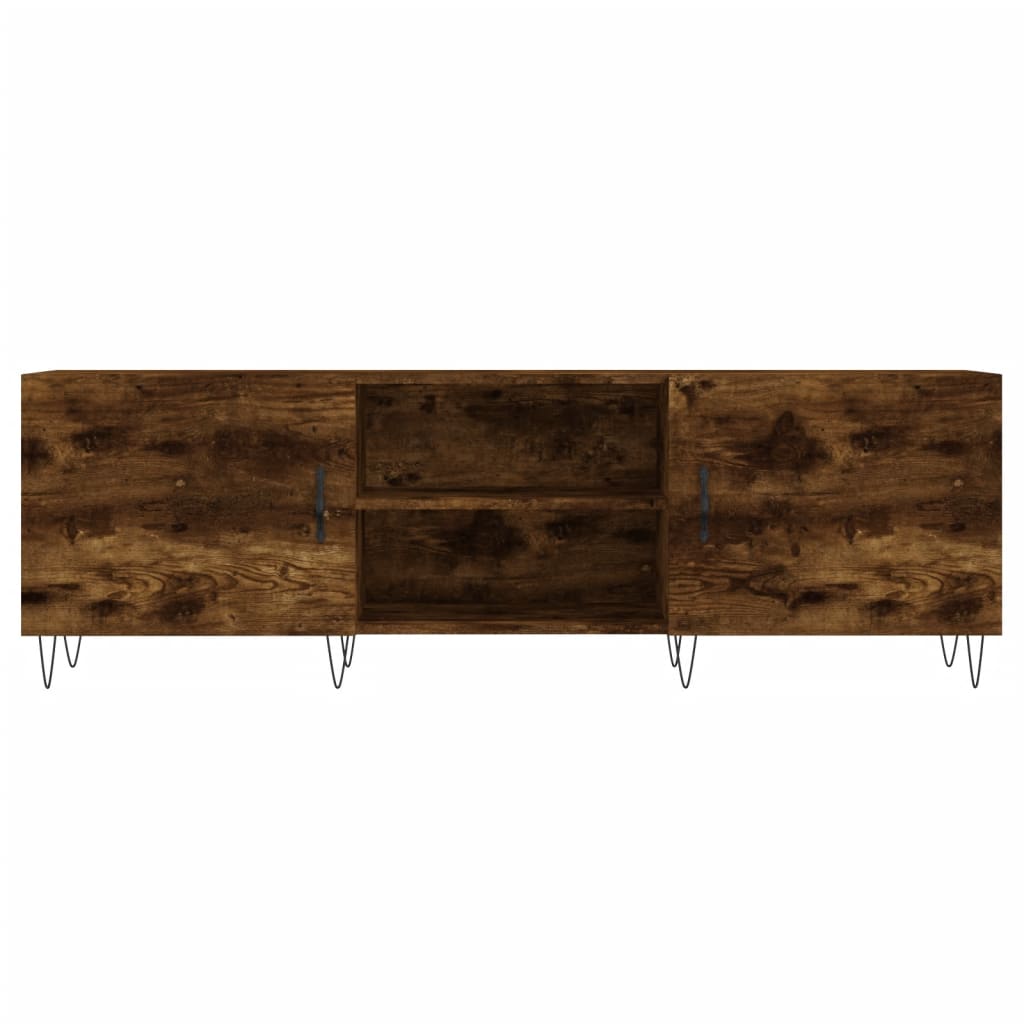 Tv Skříňka Kouřový Dub 150 X 30 X 50 Cm Kompozitní Dřevo
