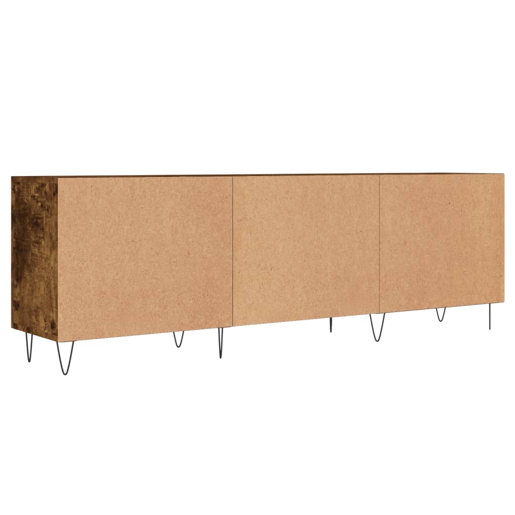 Tv Skříňka Kouřový Dub 150 X 30 X 50 Cm Kompozitní Dřevo
