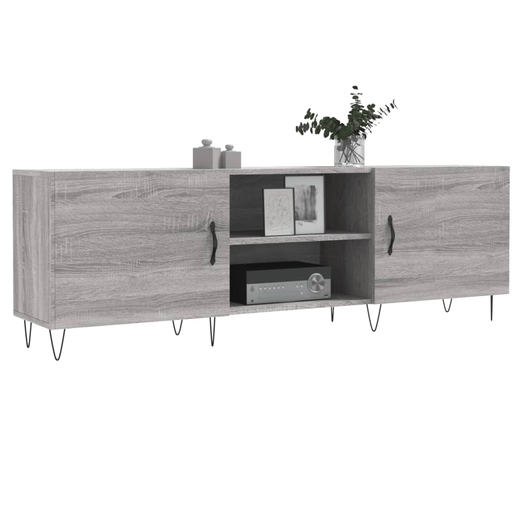 Tv Skříňka Šedá Sonoma 150 X 30 X 50 Cm Kompozitní Dřevo