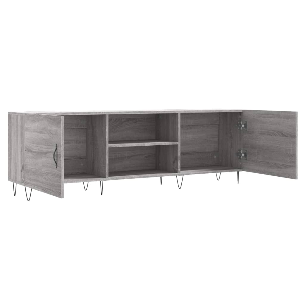 Tv Skříňka Šedá Sonoma 150 X 30 X 50 Cm Kompozitní Dřevo