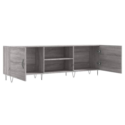 Tv Skříňka Šedá Sonoma 150 X 30 X 50 Cm Kompozitní Dřevo