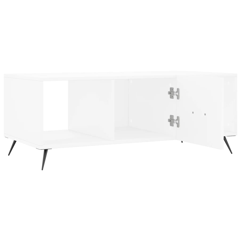 Konferenční Stolek Bílý 102 X 50 X 40 Cm Kompozitní Dřevo