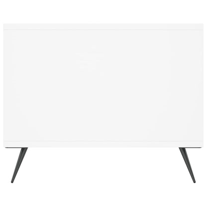 Konferenční Stolek Bílý 102 X 50 X 40 Cm Kompozitní Dřevo