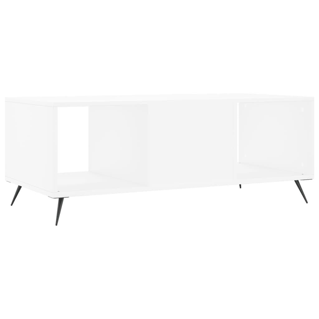 Konferenční Stolek Bílý 102 X 50 X 40 Cm Kompozitní Dřevo