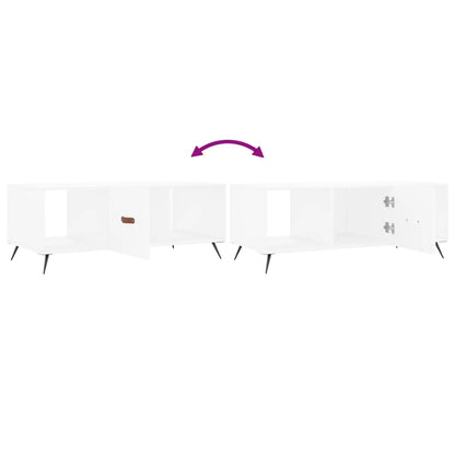Konferenční Stolek Bílý 102 X 50 X 40 Cm Kompozitní Dřevo