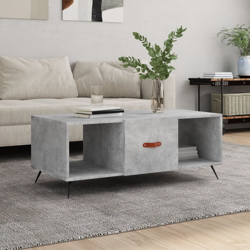 Konferenční Stolek Bílý 102 X 50 X 40 Cm Kompozitní Dřevo