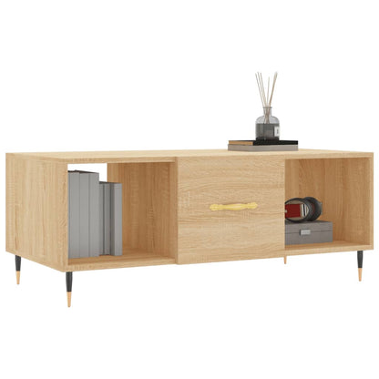 Konferenční Stolek 102 X 50 X 40 Cm Kompozitní Dřevo