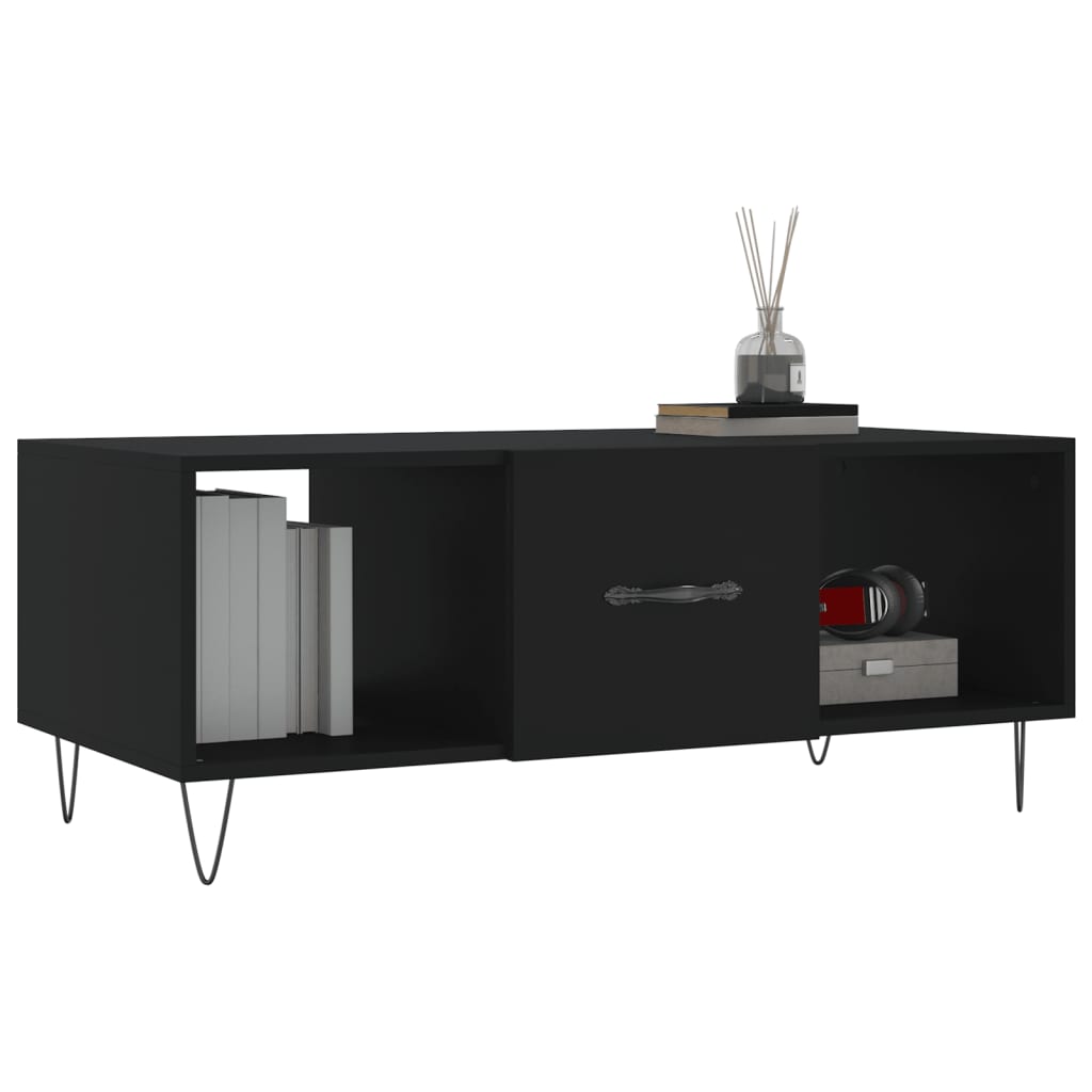 Konferenční Stolek Černý 102 X 50 X 40 Cm Kompozitní Dřevo