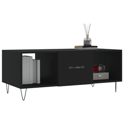 Konferenční Stolek Černý 102 X 50 X 40 Cm Kompozitní Dřevo