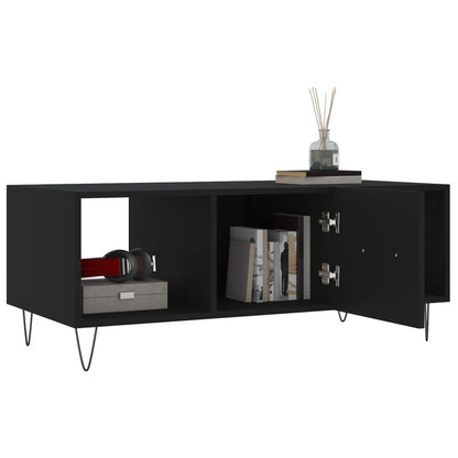 Konferenční Stolek Černý 102 X 50 X 40 Cm Kompozitní Dřevo