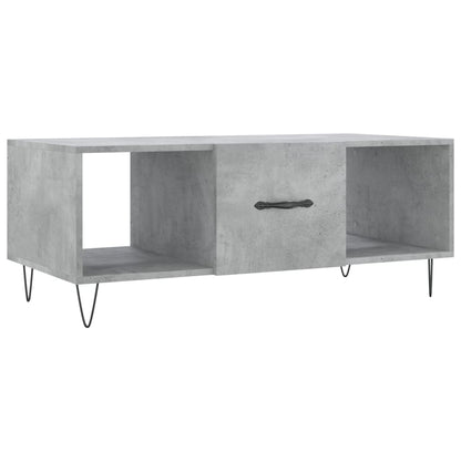 Konferenční Stolek Betonově Šedý 102X50X40 Cm Kompozitní Dřevo