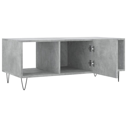 Konferenční Stolek Betonově Šedý 102X50X40 Cm Kompozitní Dřevo