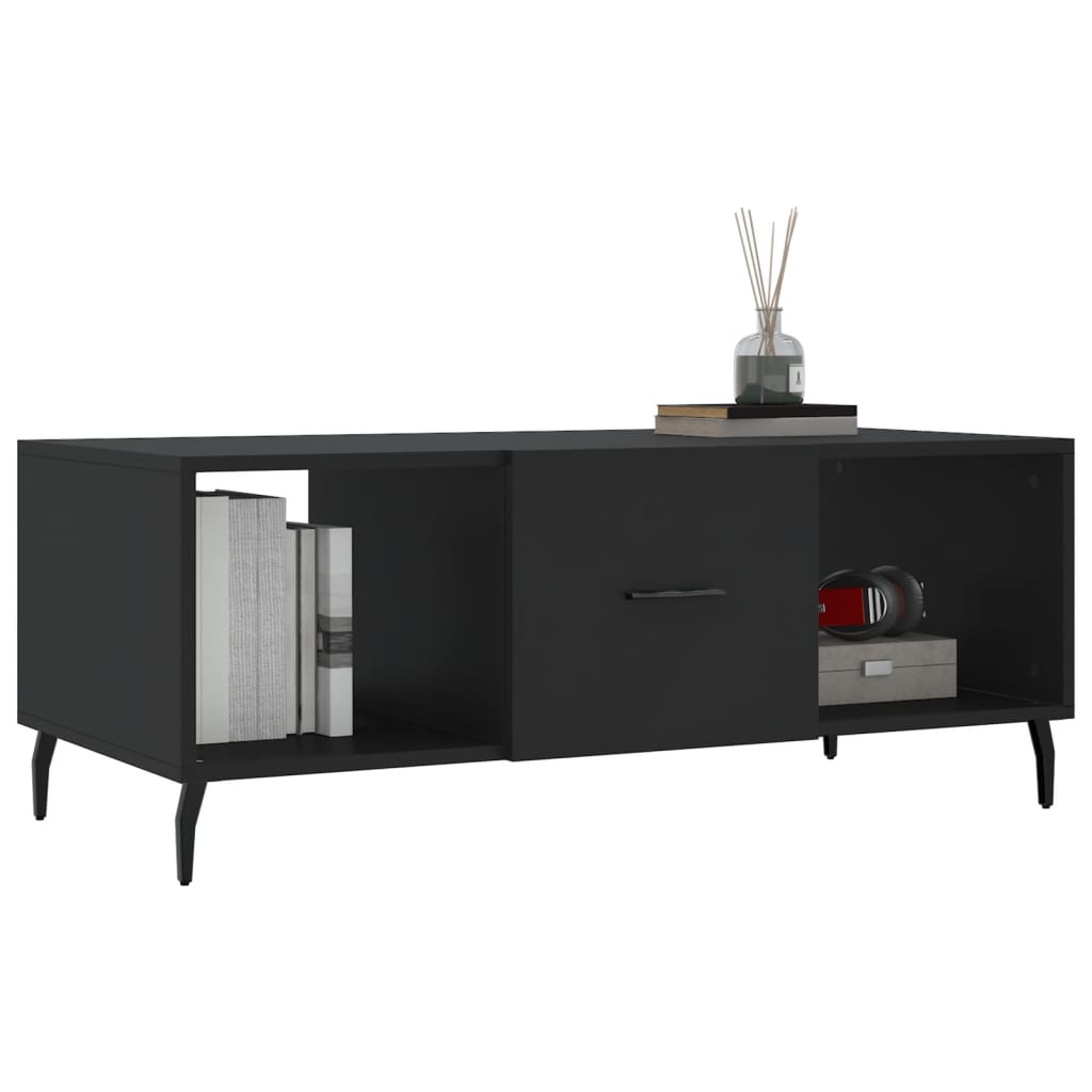 Konferenční Stolek Černý 102 X 50 X 40 Cm Kompozitní Dřevo